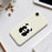 For iPhone 17e / 16e Case Blindfolded Panda Pattern Printing Straight Edge TPU Phone Back Cover - Green - 6