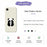 For iPhone 17e / 16e Case Blindfolded Panda Pattern Printing Straight Edge TPU Phone Back Cover - Green - 7