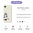 For iPhone 17e / 16e Case Helmet Girl Pattern Printing Straight Edge TPU Phone Back Cover - Purple - 7