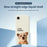 For iPhone 17e / 16e Case Cute Corgi Beauty Pattern Printing Straight Edge TPU Phone Back Cover - Beige - 2