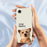For iPhone 17e / 16e Case Cute Corgi Beauty Pattern Printing Straight Edge TPU Phone Back Cover - Beige - 5