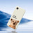 For iPhone 17e / 16e Case Cute Corgi Beauty Pattern Printing Straight Edge TPU Phone Back Cover - Beige - 7
