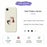 For iPhone 17e / 16e Case Three Dogs Pattern Printing Straight Edge TPU Phone Back Cover - Beige - 4