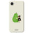 For iPhone 17e / 16e Case Hug Green Pear Pattern Printing Straight Edge TPU Phone Back Cover - Beige - 1