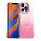 For iPhone 13 Pro Magnetic Case Gradient Design Borderless IMD TPU + PC + PET Phone Cover - Pink - 1