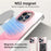 For iPhone 13 Pro Magnetic Case Gradient Design Borderless IMD TPU + PC + PET Phone Cover - Pink - 3