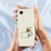 For iPhone 17e / 16e Case Working Cat Pattern Printing Straight Edge TPU Phone Back Cover - White - 5
