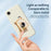 For iPhone 17e / 16e Case Toast Dog Pattern Printing Straight Edge TPU Phone Back Cover - Beige - 4