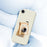 For iPhone 17e / 16e Case Toast Dog Pattern Printing Straight Edge TPU Phone Back Cover - Beige - 5