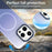 For iPhone 15 Pro Magnetic Case Gradient Design Borderless IMD TPU + PC + PET Phone Cover - Blue - 5