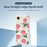 For iPhone 17e / 16e Case Tulip Pattern Printing Straight Edge TPU Phone Back Cover - Beige - 2