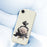 For iPhone 17e / 16e Case Garbage Bag Dog Pattern Printing Straight Edge TPU Phone Back Cover - Beige - 4