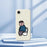 For iPhone 17e / 16e Case Toilet Boy Pattern Printing Straight Edge TPU Phone Back Cover - Beige - 5