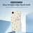 For iPhone 17e / 16e Case Colorful Love Pattern Printing Straight Edge TPU Phone Back Cover - Beige - 2