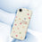 For iPhone 17e / 16e Case Colorful Love Pattern Printing Straight Edge TPU Phone Back Cover - Beige - 4