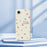 For iPhone 17e / 16e Case Colorful Love Pattern Printing Straight Edge TPU Phone Back Cover - Beige - 6