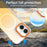 For iPhone 16 Plus Magnetic Case Gradient Design Borderless IMD TPU + PC + PET Phone Cover - Orange - 5