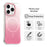 For iPhone 16 Pro Max Magnetic Case Gradient Design Borderless IMD TPU + PC + PET Phone Cover - Pink - 2
