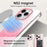 For iPhone 16 Pro Max Magnetic Case Gradient Design Borderless IMD TPU + PC + PET Phone Cover - Pink - 3