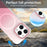For iPhone 16 Pro Max Magnetic Case Gradient Design Borderless IMD TPU + PC + PET Phone Cover - Pink - 5