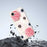 For iPhone 17e / 16e Case White and Pink Flower Pattern Printing Straight Edge TPU Phone Back Cover - Green - 5