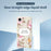 For iPhone 17e / 16e Case Beauitful Flowers Pattern Printing Straight Edge TPU Phone Back Cover - Beige - 2
