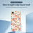 For iPhone 17e / 16e Case Chrysanthemum Pattern Printing Straight Edge TPU Phone Back Cover - Beige - 2