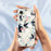 For iPhone 17e / 16e Case Flowers and Leaves Pattern Printing Straight Edge TPU Phone Back Cover - Beige - 5
