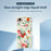 For iPhone 17e / 16e Case Colorful Flowers Pattern Printing Straight Edge TPU Phone Back Cover - Beige - 2