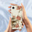 For iPhone 17e / 16e Case Red Flowers Pattern Printing Straight Edge TPU Phone Back Cover - Beige - 5