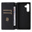 For Samsung Galaxy S25 FE Case Wallet Rhombus Imprinted Leather Phone Cover - Red - 3