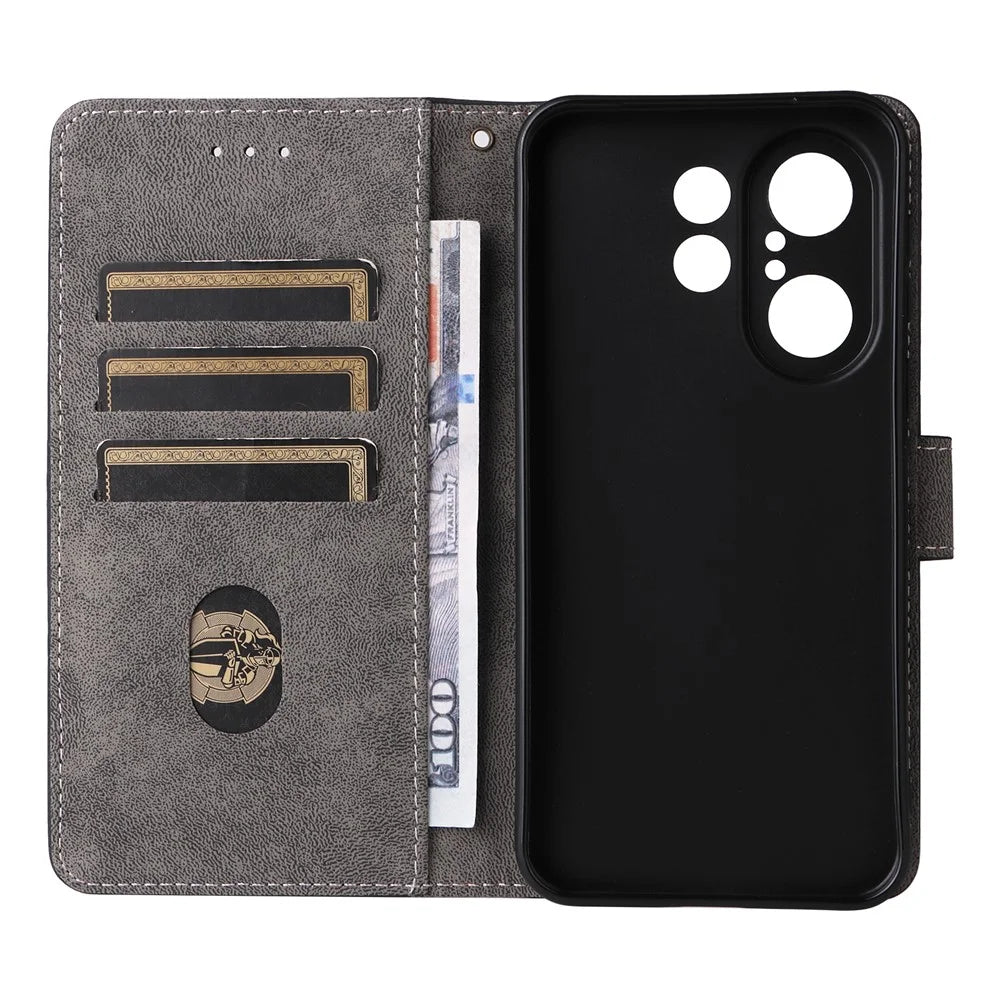 For vivo X200 FE 5G / S30 Pro mini 5G Case Wallet RFID Blocking PU Leather Phone Cover Stand with Strap - Black - 3