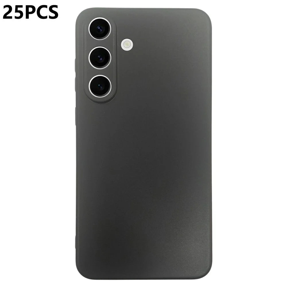 25Pcs For Samsung Galaxy S25 FE Case 1.2mm TPU Matte Phone Cover - 1