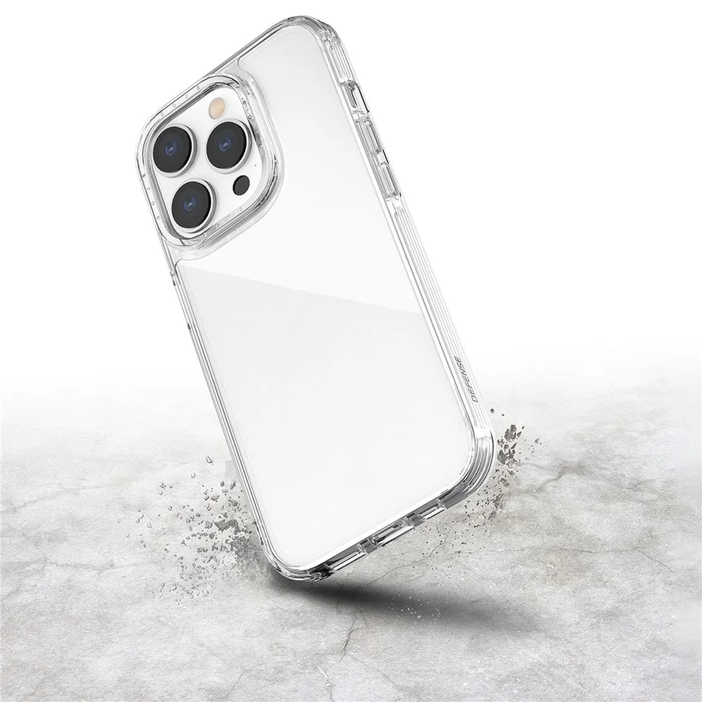 DEFENSE Clearvue Series TPU Phone Cover for iPhone 13 Pro Max 6.7 inch, Transparent Airbag Corner Ultra Thin Phone Case - 3
