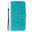 For Samsung Galaxy A05s 4G Case Rhinestone Decor PU Leather Mandala Imprinted Design Phone Cover with Wrist Strap - Blue - 4