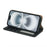 For iPhone 17 Case Wallet RFID Blocking Leather Phone Cover Strong Magnetic Closure - Black - 2