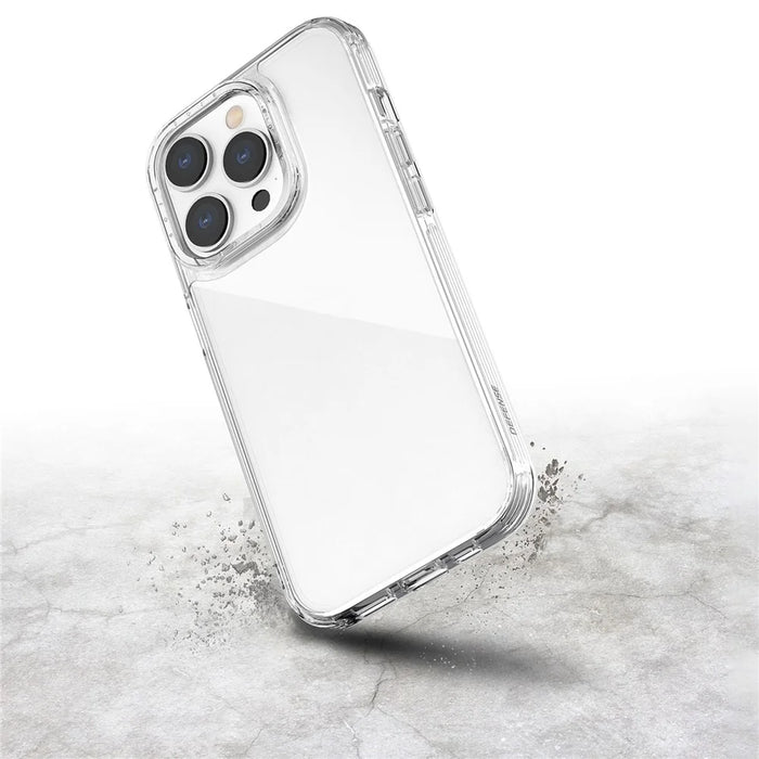 DEFENSE Clearvue Series Transparent Phone Case for iPhone 14 Pro Max, Ultra Thin Anti-shock TPU Phone Cover with Airbag Corners - 3
