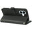 For iPhone 17 Case with 9 Card Slots PU Leather Stand Phone Cover - Black - 2