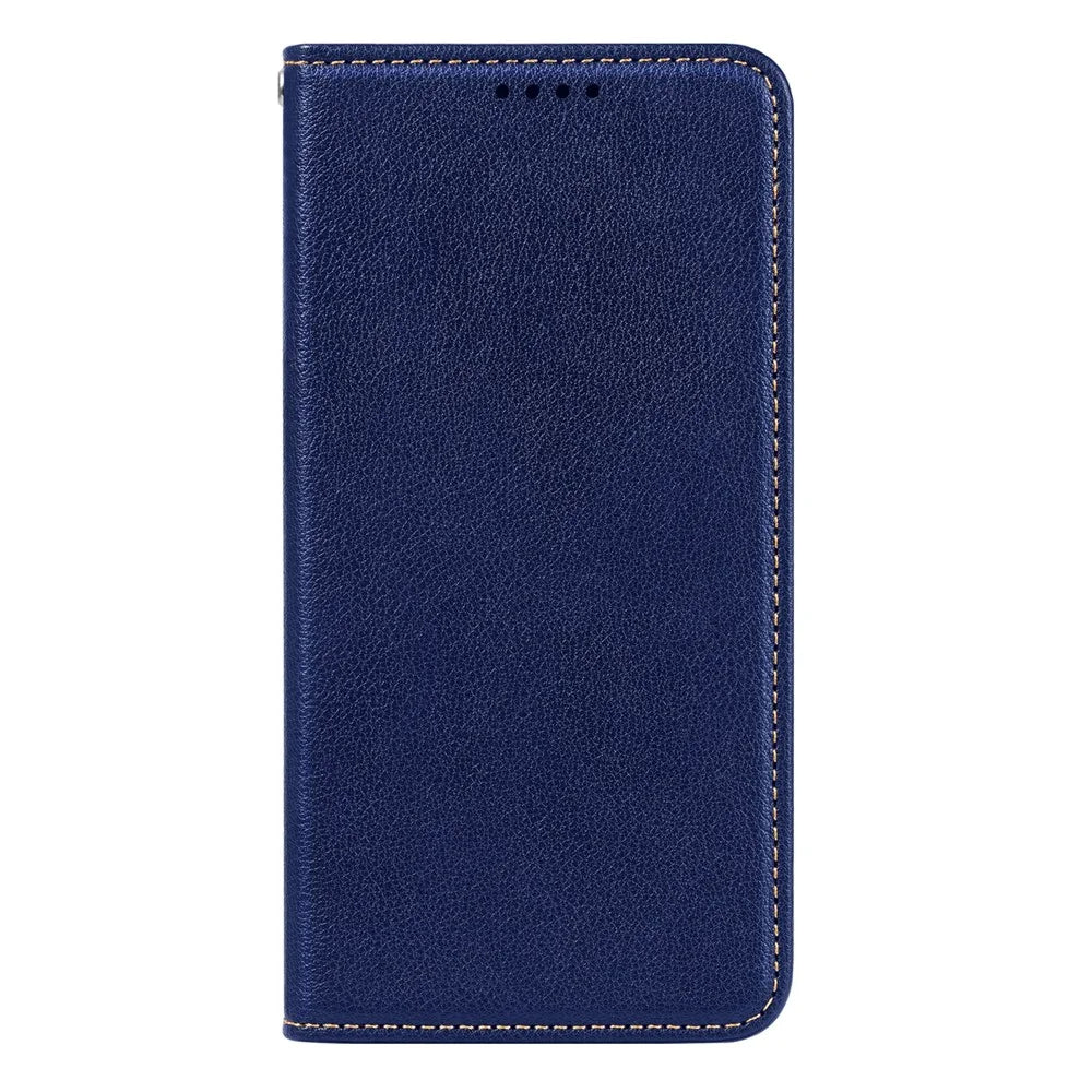 For Samsung Galaxy S25 FE Case Wallet RFID Blocking Leather Phone Cover Strong Magnetic Closure - Blue - 6