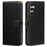 For Samsung Galaxy S25 FE Case RFID Blocking Wallet Litchi Texture Leather Phone Cover Magnetic Clasp - Black - 1