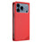 For iPhone 18 Pro / 17 Pro Phone Cases Punk Style Imprinted Wallet Stand Leather Cover - Red - 2
