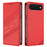 For iPhone Air Phone Cases Punk Style Imprinted Wallet Stand Leather Cover - Red - 1