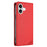 For iPhone 17 Phone Cases Punk Style Imprinted Wallet Stand Leather Cover - Red - 2