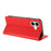 For iPhone 17 Phone Cases Punk Style Imprinted Wallet Stand Leather Cover - Red - 3