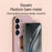 For Samsung Galaxy S23+ Case Precise Cutouts 6D Electroplating TPU Phone Cover with Ring Holder - Black - 6