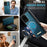 CASEME For Samsung Galaxy S20 Ultra Case  C49 Magnetic Case RFID Blocking Detachable Wallet Leather Phone Cover - Green - 3