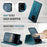 CASEME For Samsung Galaxy S20 Ultra Case  C49 Magnetic Case RFID Blocking Detachable Wallet Leather Phone Cover - Green - 5