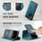 CASEME For Samsung Galaxy S21 Ultra 5G Case  C49 Magnetic Case RFID Blocking Detachable Wallet Leather Phone Cover - Green - 5