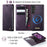 CASEME For Samsung Galaxy A15 5G / Galaxy A15 4G Magnetic Case  C49 RFID Blocking Detachable Wallet Leather Phone Cover - Purple - 2