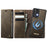 CASEME For Samsung Galaxy A53 5G Magnetic Case  C49 RFID Blocking Detachable Wallet Leather Phone Cover - Coffee - 1